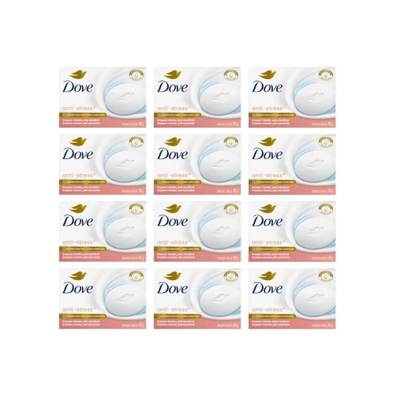 Sabonete Dove 90G Micelar Anti Stress - Kit Com 12Un