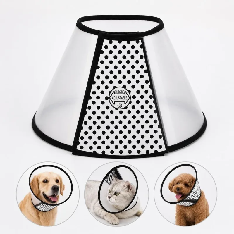 Colar Elizabetano Yeet Chalesco No 3 para Cães e Gatos Ajustável Lavável 1 un - OUTRAS - Beleza E Perfumaria