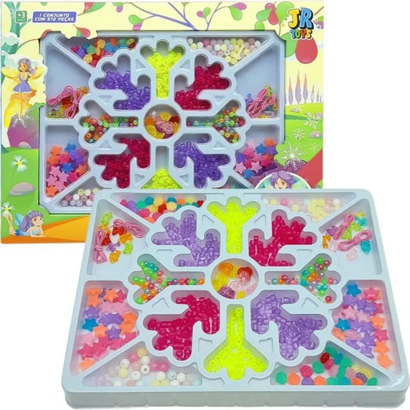 Brinquedo Kit Miçangas Encantadas Joalheria Pulseiras 572pçs