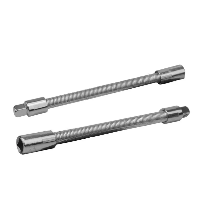 Barra Extensora 3/8 Pol 200mm Aço Cromo Vanádio - Prata