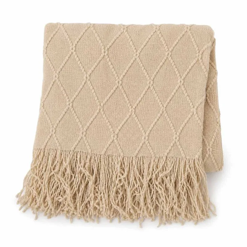 Xale para Sofá Verano Jolitex Bege 127 x 172cm Peça - Jolitex
