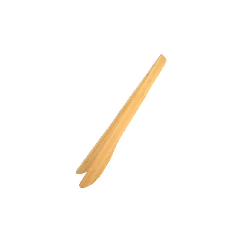Pegador de Salada Bambu Natural 30cm Pinça Alimentos - Mek