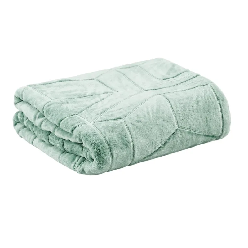 Manta Queen Flannel 220x240cm Sollievo Relevo Jolitex Prime