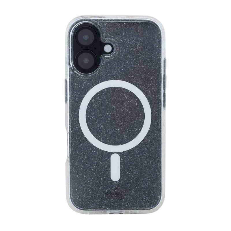 Capa iPhone 16 Plus com indução, Shine Originais iPlace - Transparente com Brilho - Originais iPlace