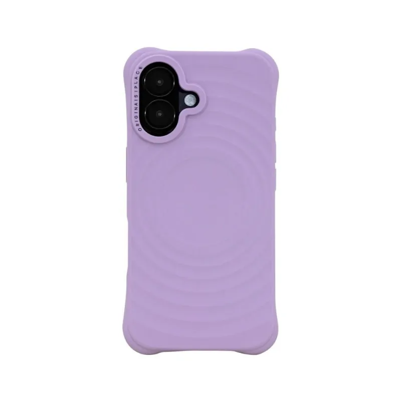 Capa iPhone 16 Originais iPlace, Drop Lilás - Originais iPlace