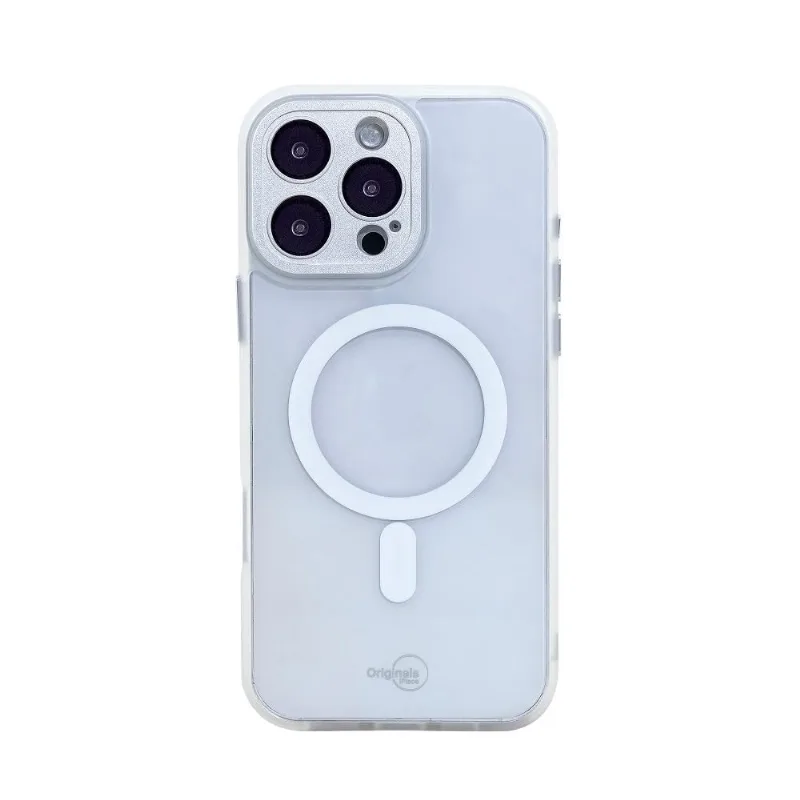 Capa iPhone 16 Pro Originais iPlace, Poli com proteção de Câmera e indução, Branca - Originais iPlace