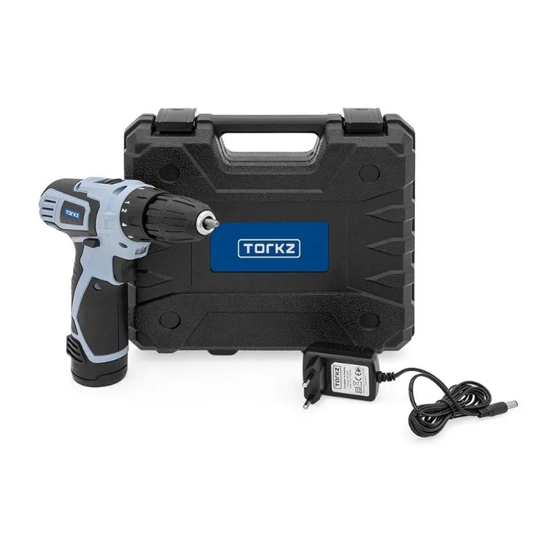 Furadeira E Parafusadeira 3/8" Torkz Trb1021 Com Bateria 12v