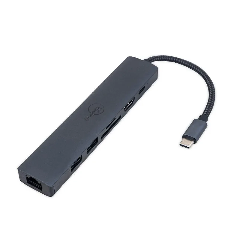 Adaptador Multiportas 7 Em 1, Originais Iplace - Originais iPlace