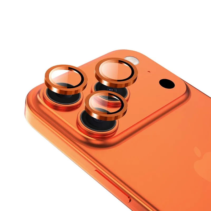 Película Para Câmera Iphone 17 Pro/ 17 Pro Max, Originais Iplace, Laranja