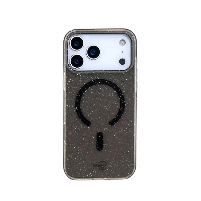 Capa iPhone 17 Pro Max Shine, Originais iPlace, Preto