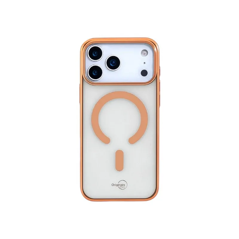 Capa iPhone 17 Pro Max Peel, Originais iPlace, Laranja