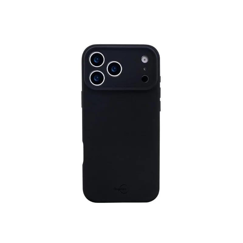 Capa iPhone 17 Pro Max Silicone Com Proteção de Câmera Originais iPlace, Preto - Originais iPlace