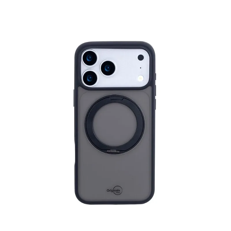 Capa iPhone 18 Pro Max / 17 Pro Max, Stand, Originais Iplace, Preto