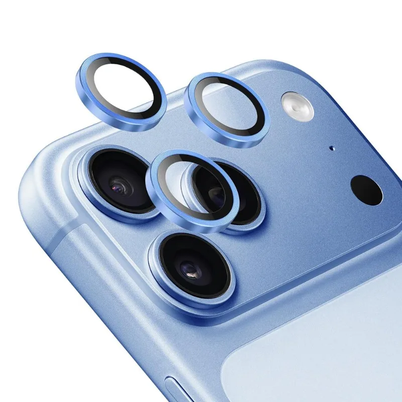 Película De Câmera Aro iPhone 14 Pro / 14 Pro Max Originais Iplace Azul