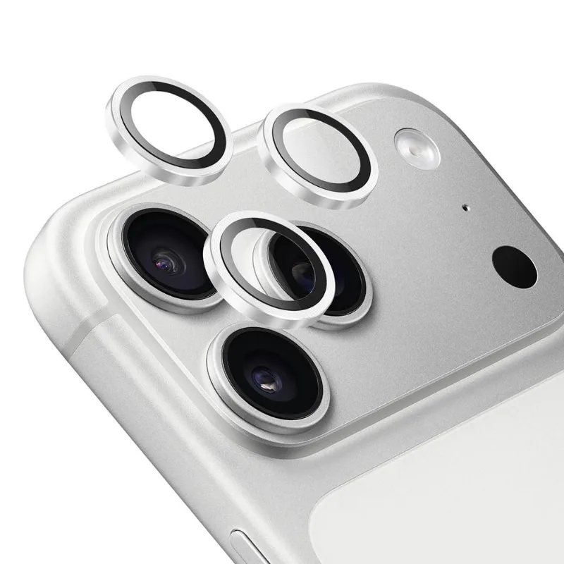 Película De Câmera Aro iPhone 14 Pro / 14 Pro Max Originais Iplace Prata