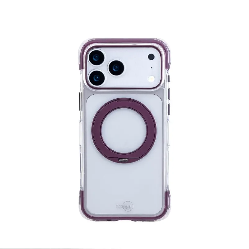 Capa iPhone 18 Pro Max / 17 Pro Max, Bubble, Originais iPlace, Roxo - Originais iPlace - Celular E Smartphone