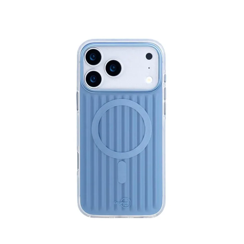 Capa iPhone 18 Pro / 17 Pro Wave, Originais iPlace, Azul - Originais iPlace - Celular E Smartphone