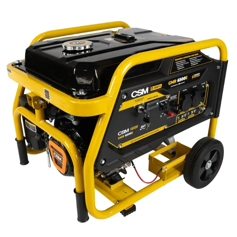Gerador De Energia Gasolina 6.0kVA 13HP GMR 6500E CSM - CSM - Casa E Construção