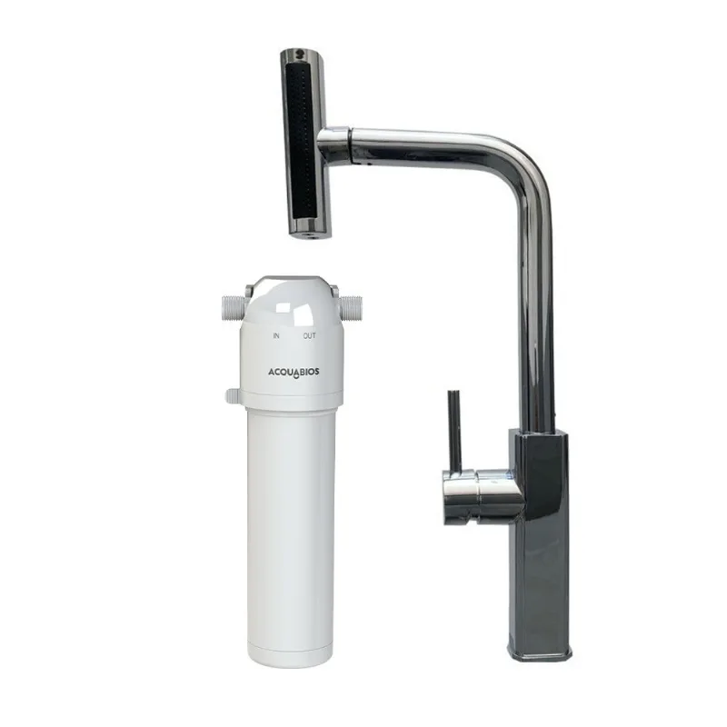 Torneira Cascata Cromado Com Filtro Bacteriologico Acquabios
