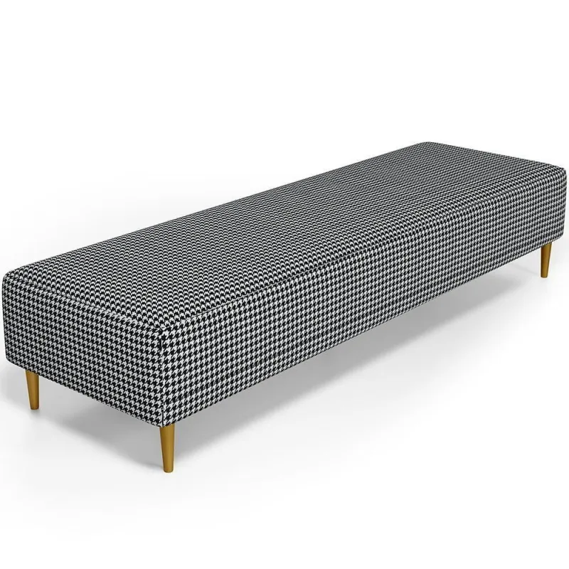 Puff Decorativo Bali W01 Pés Palito 170x60cm Pied Poule - Lyam Decor - Lyam Decor - Agro