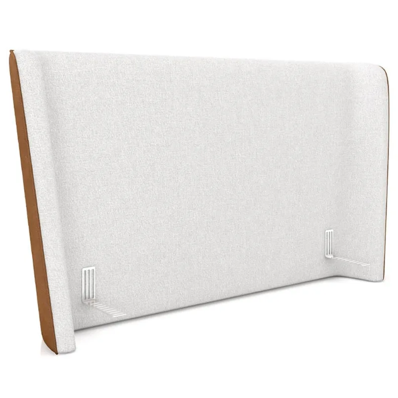 Cabeceira Cama Box Queen 160cm Nilo P05 Couríssimo Whisky Bouclê Cru - Lyam Decor