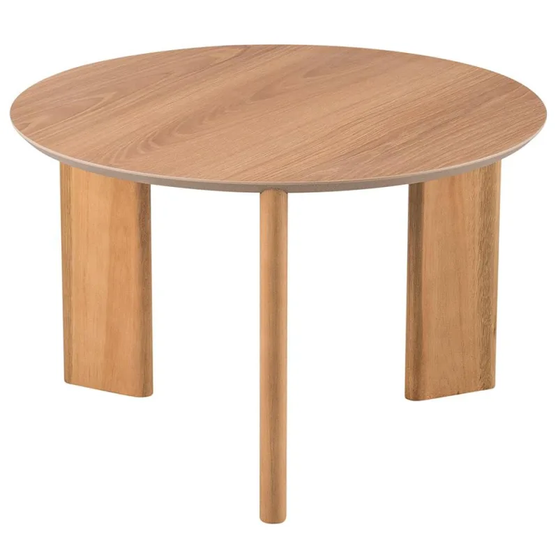 Mesa de Centro Para Sala de Estar Pés Madeira Alta Bulat A03 Hanover Roble - Lyam Decor - Lyam Decor