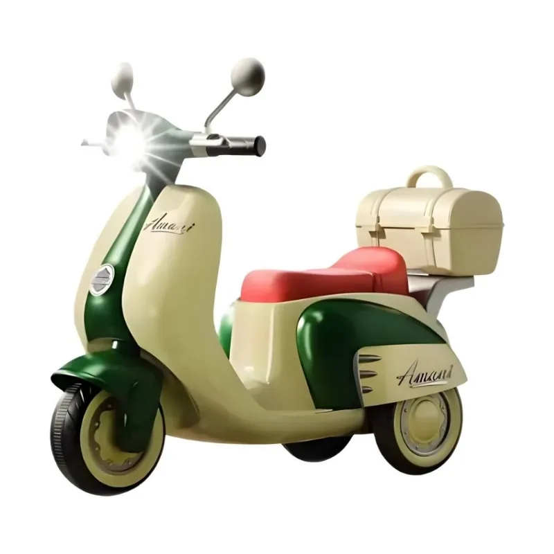Moto Elétrica Infantil Unitoys Italy 6V 3397 Verde (MP)