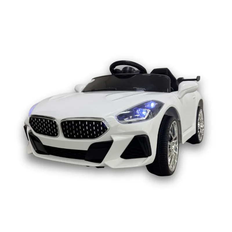Carrinho Elétrico Infantil 6V SpeedMax Luxo Conversível Branco