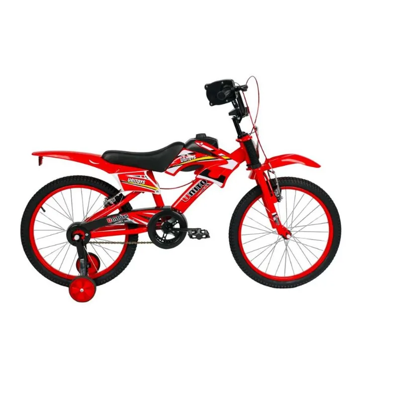 Bicicleta Infantil - Moto Cross - Aro 20 - Vermelha - Unitoys