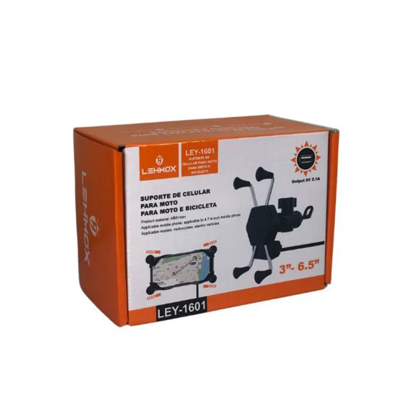 Suporte de Celular/GPS para Moto/Bike Lehmox LEY-1601