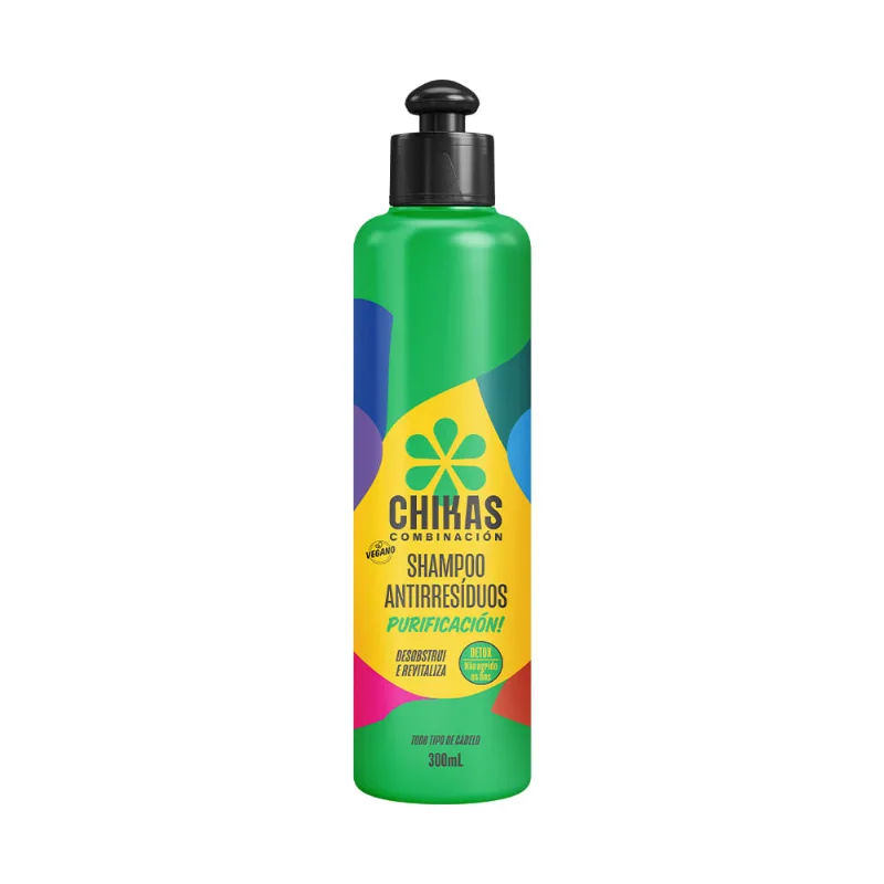 Shampoo Antirresíduos Purificación Chikas Combinación 300ml - Bio Extratus