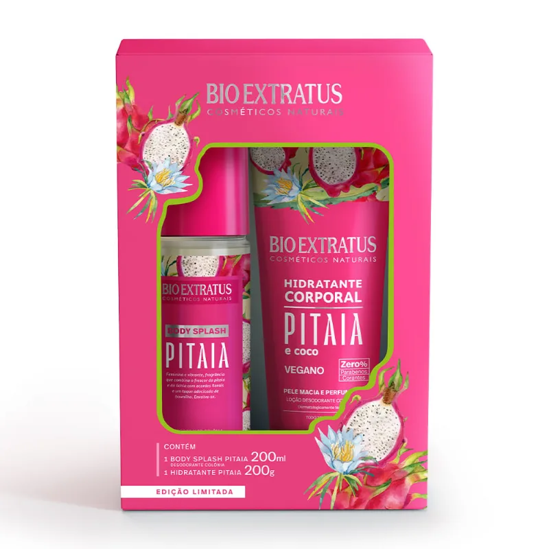 Kit Body Splash + Hidratante Pitaia