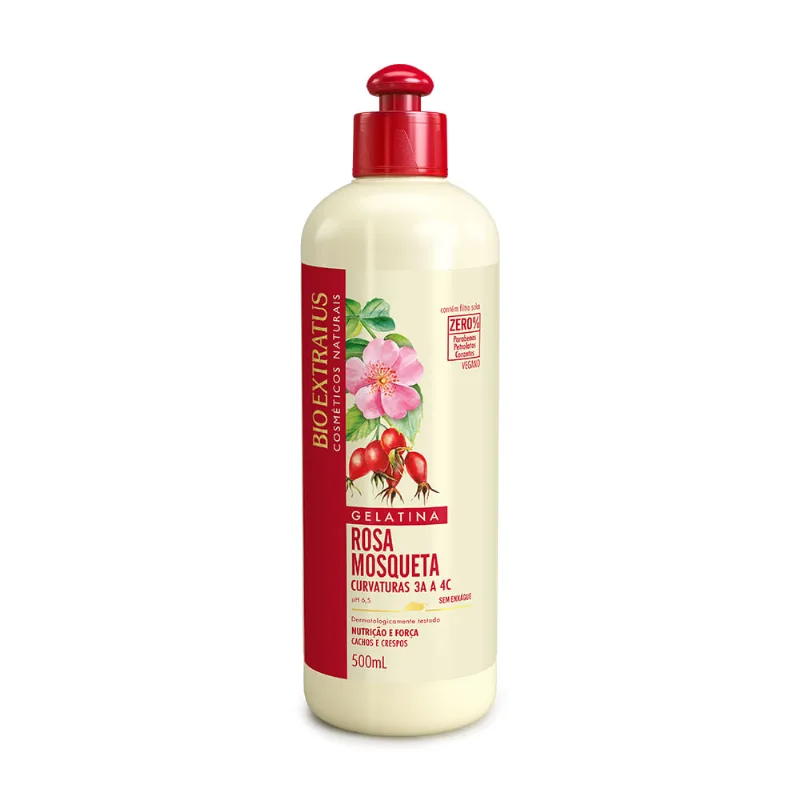 Gelatina Rosa Mosqueta 500mL - Bio Extratus