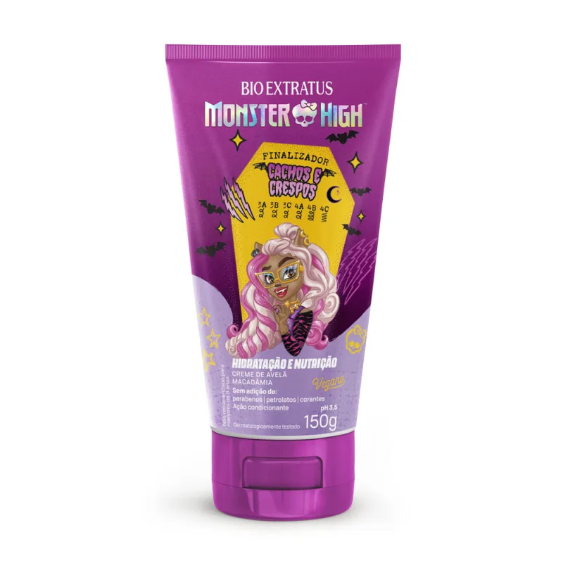Finalizador Cachos e Crespos Bio Extratus + Monster High 150g - Bio Extratus - Linhas De Produtos