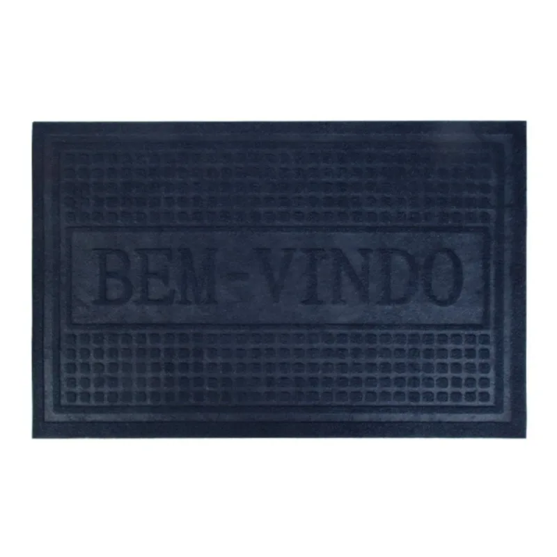 Tapete Capacho Bem Vindo 37x57cm - Sortido - CLEAN TECH