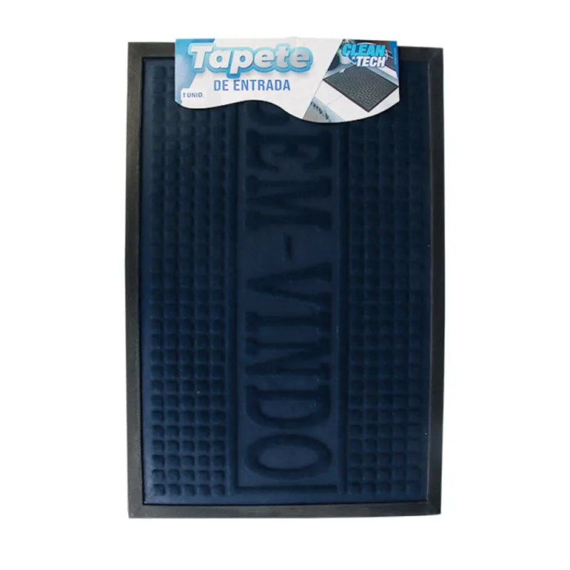 Tapete Retangular Bem Vindo 40x60cm - Sortido - CLEAN TECH