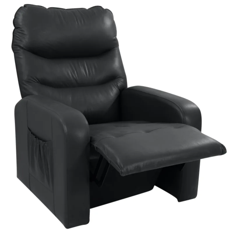 Poltrona Matrix Punto Mx-63 Reclinável Courino Preto - MATRIX - Móveis