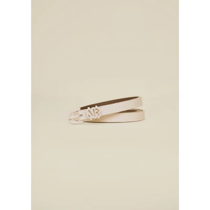 Cinto Cintura Quadril Fino Passante Personalizado Off White G