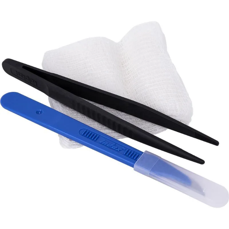 10Un Kit Retirada De Pontos Metal Estéril Desc. Kolplast