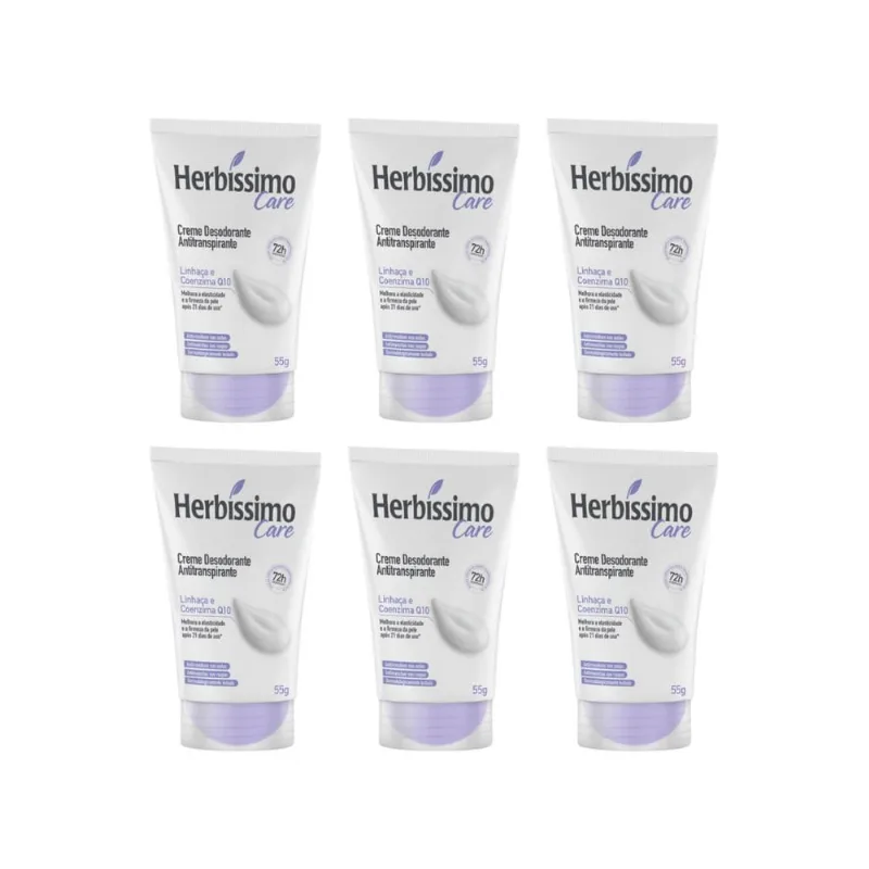 Desodorante Creme Herbissimo Care Bisgana 55g Linhaca-6un