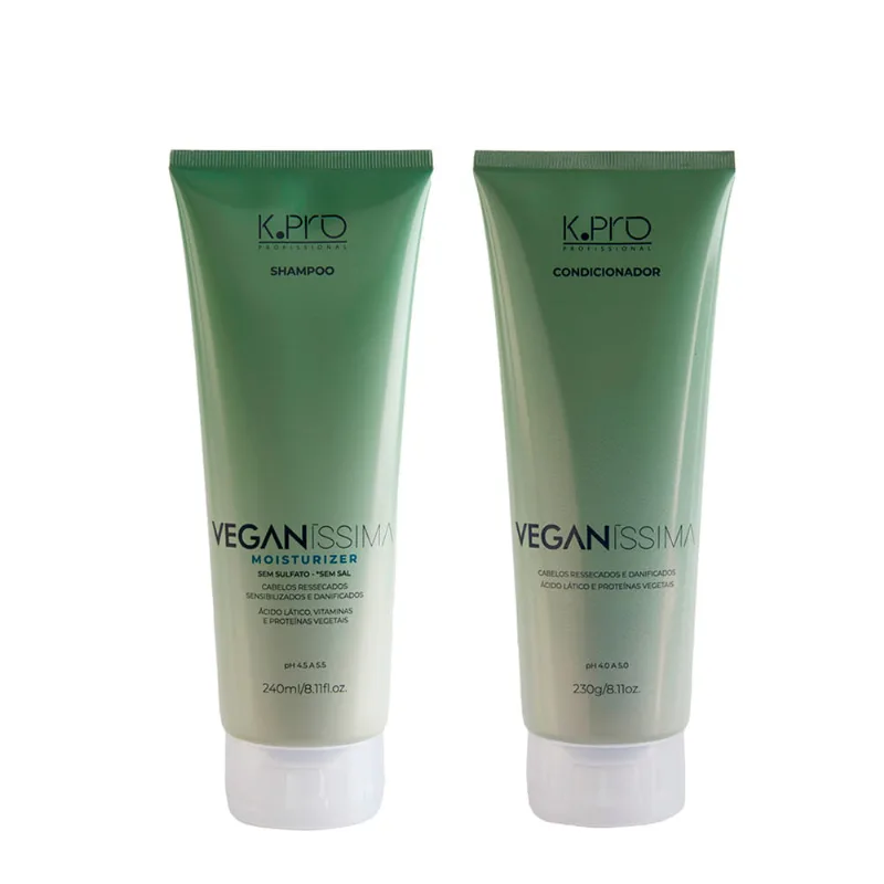 Kit K-Pro Profissional Veganissima - Shampoo 240ml + Condicionador 230g Kit