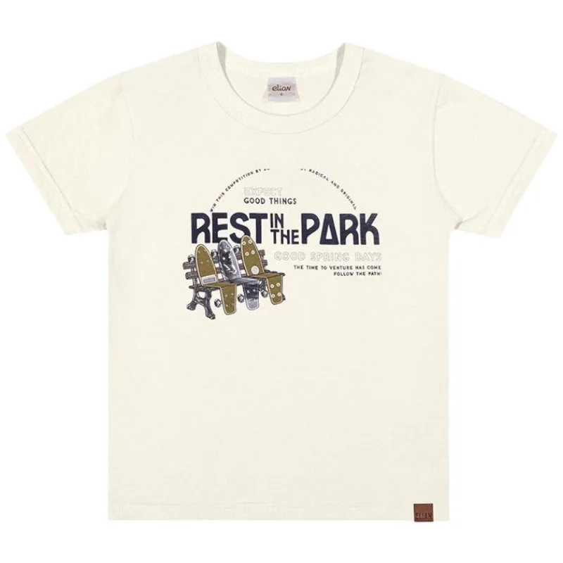 Camiseta Infantil Elian 4 Natural (MP)