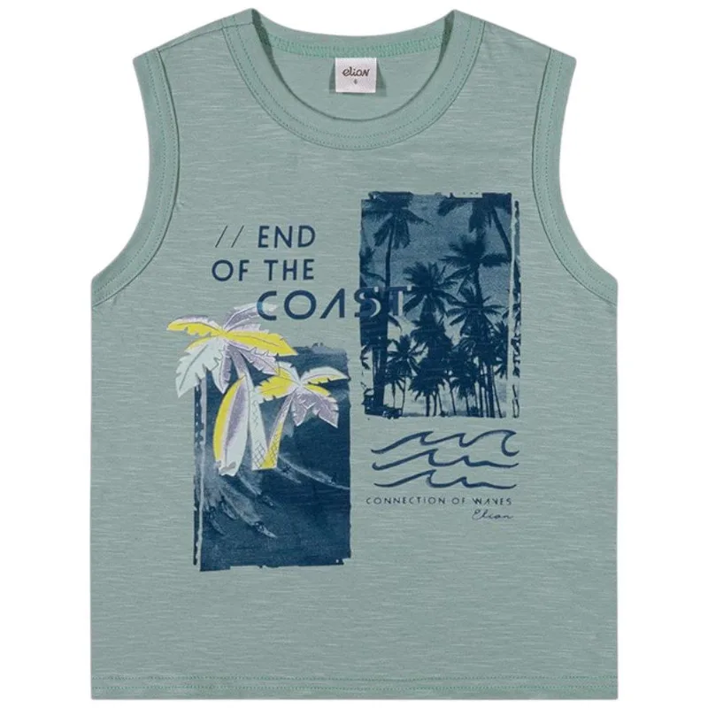 Camiseta Infantil Elian 6 Verde (MP)