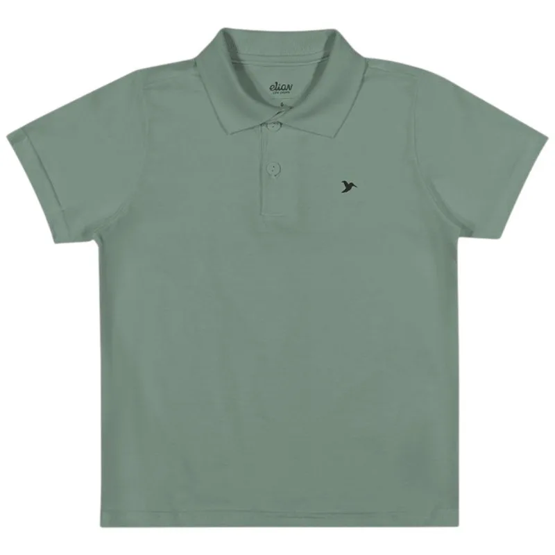 Camiseta Polo Juvenil Elian 14 Verde (MP)