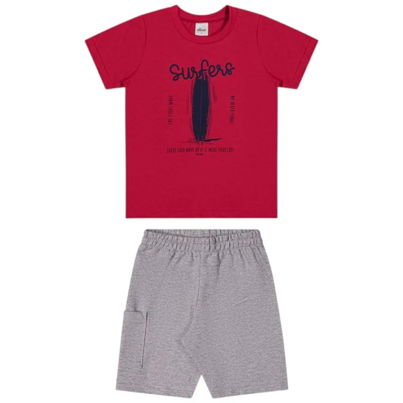 Conjunto Infantil Elian 4 Vermelho (MP)