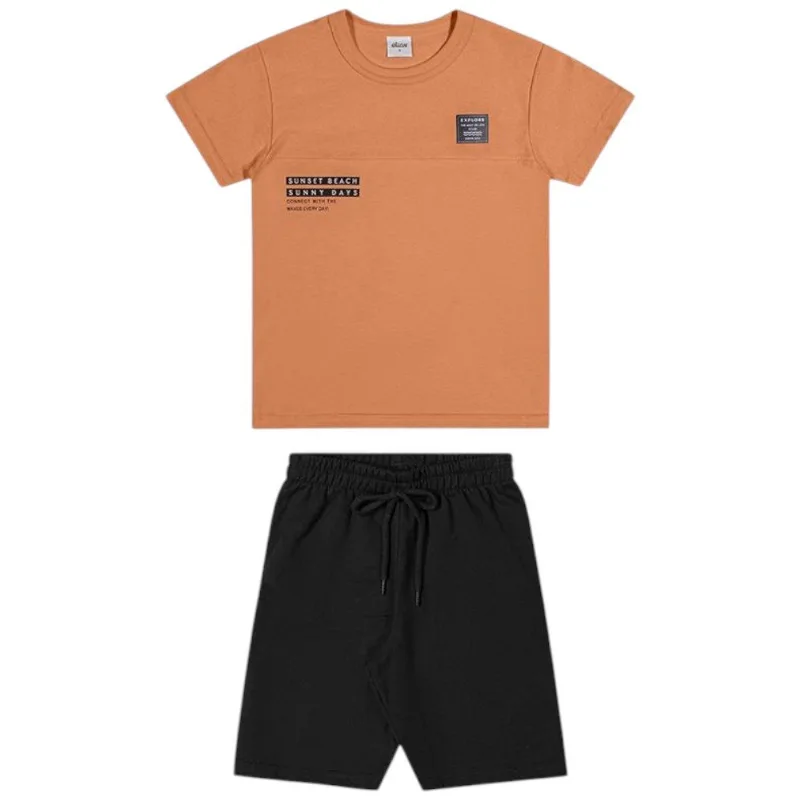 Conjunto Infantil Elian 8 Laranja (MP)