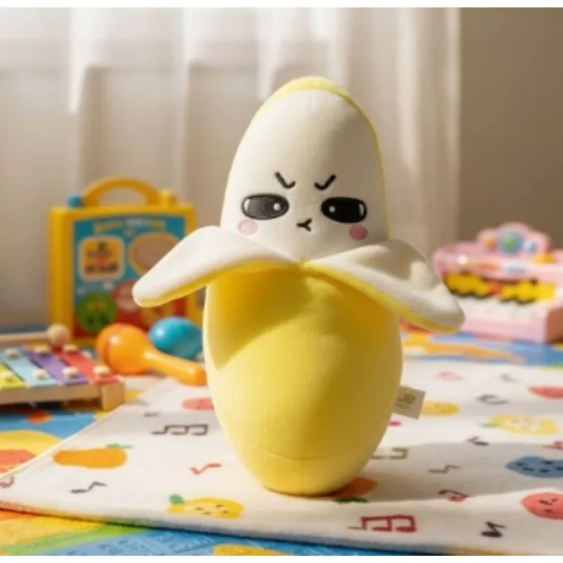 Pelúcia Metrônomo Interativa Frutas Música Por Indução AMARELO