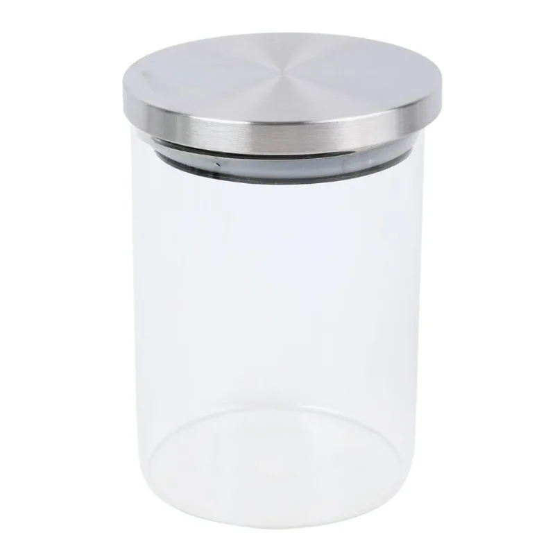 Pote Borossilicato com Tampa Inox 700ml