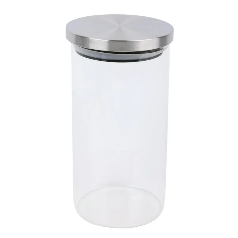 Pote Borossilicato com Tampa Inox 1L