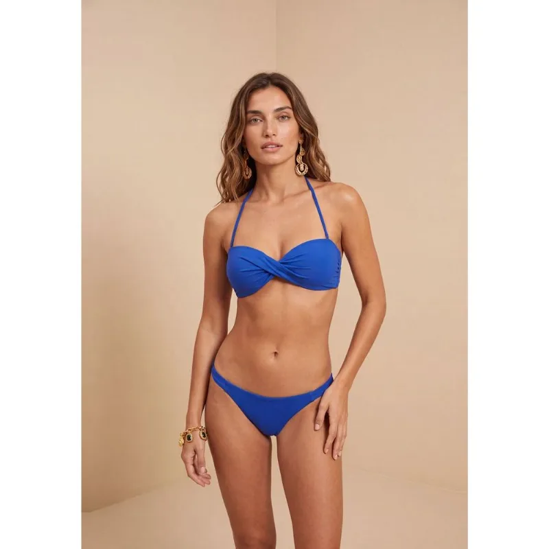 Calcinha Morena Rosa Inteira Fina Azul M